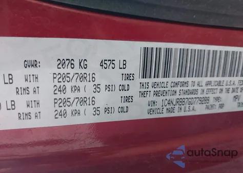 2016 Jeep Patriot Sport z USA, uszkodzony, nr VIN 1C4NJRBB7GD779289